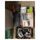 wireless headphones, electronic phones, light buls