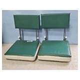 2 STADIUM SEATS- GREEN