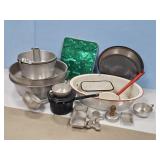 SIFTER, ENAMELWARE, ANGELFOOD CAKE PANS, COOKIE