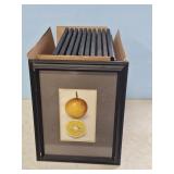 11 FRAMED FRUIT PRINTS