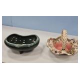 POTTERY PLANTER & HULL BLOSSOM FLITE BASKET