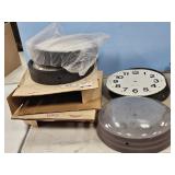 2 DAYTON WALL CLOCKS AS IS/LANDIS WALL CLOCK