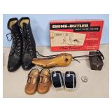 SHOE STRTECHER, SHOE SHINE BOX, BABY SHOES