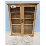 GLASSWARE & DISPLAY CABINET