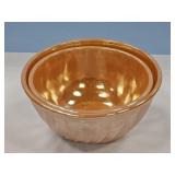 2 FIREKING PEACH LUSTER BOWLS