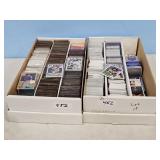 2 BOXES OF FOOTBALL/BASEBALL CARDS