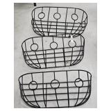 3 WIRE METAL PLANTER BOXES