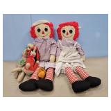 RAGGEDY ANN & ANDY, SOCK MONKEY