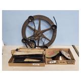 PIANO ROLLS, MODERN WAGON WHEEL HANGING LITE