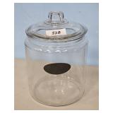 LARGE GLASS COUNTERTOP STORE CANDY DISH