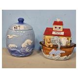 2 COOKIE JARS