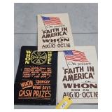 WHON SPONSOR, MADE IN AMERICA POSTERS