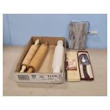 ROLLING PINS, CHEESE CUTTER, KLEVER KLEEVER