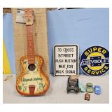 CHIPMUNK JAMBOREE CARDBOARD GUITAR & CARS