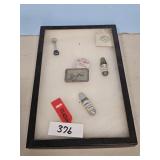 SHOWCASE W/STATE OF OHIO FISHING LICENSE HOLDER