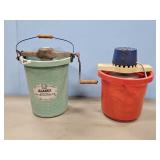 ALASKA HAND CRANK ICECREAM FREEZER & ELEC.