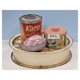 TINS, BUTTONS, EASTER EGG TIN