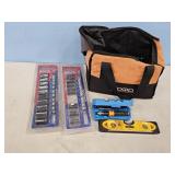 TOOL BAG W/ASSORT. WRENCHES & SOCKETS