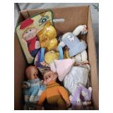 PILLOW SHAM & CROCHET DOLLS