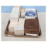 3 BOXES OF FLEER & OTHER FOOTBALL/BASEBALL CARDS