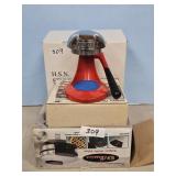 WAFFLE MAKER, PORTABLE RANGE, BLENDER,