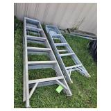 2-ALUIM STEP LADDERS