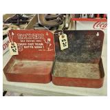 2-SMOKERS HELP PREVENT FIRES CIG. BUTT BOXES