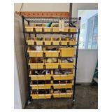 BINS/RACK AND ALL THE CONTENTS FOR ONE MONEY