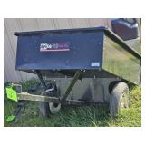 PULL TYPE LAWN TRAILER-HAS FAT TIRE