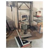SHOWTIME ROTISSERIER, METAL SHELF, BAND SAW