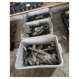 3 Totes w/misc tools