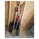 POST DRIVER, POTATO FORK, SHOVEL & SNOW SHOVEL