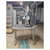 DOG GROOMING TABLE W/BLOW DRYER