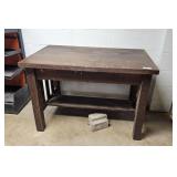 OAK MISSION STYLE LIBARY TABLE