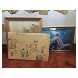 PICTURE OF JESUS, HAND DRAWN FRED & BARNEY 1ST COM