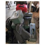 LOT OF DIFFERENT SIZE LUGGAGE