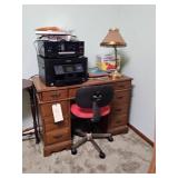 EPSON WORKFORCE PRINTER, KNEE HOLE DESK