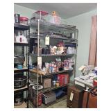 CONTENTS OF SHELF, POPCORN POPPER