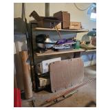 DISPLAY RACK WITH CONTENTS