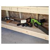 PORTLAND ELEC. CHAINSAW, BATTERY OPT EDGER