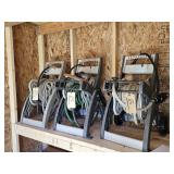 3-GARDEN HOSES W/REELS