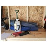 HAND PUMP SPRAYER, GREASE GUNS, FOLDING CAMP