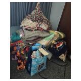 CROCHETED AFGHANS, BLANKETS, TEA TOWLS