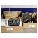 NUT CRACKERS, ELEC. KNIFE SHARPNER, KITCHEN SCALE