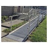 ALUMIN. WHEEL CHAIR RAMP
