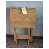 WOOD TV TRAYS