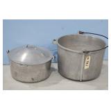 GUARDIAN WARE STOCK POT-NO LID, SMALLER POT W/LID