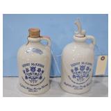 2 HENRY MCKENNA WHISKEY CROCK JUGS