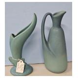 2-PCS. OF VANBRIGGLE POTTERTY VASES