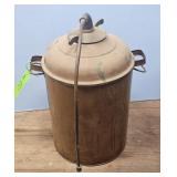 COPPER WATER DISTILLER W/LID